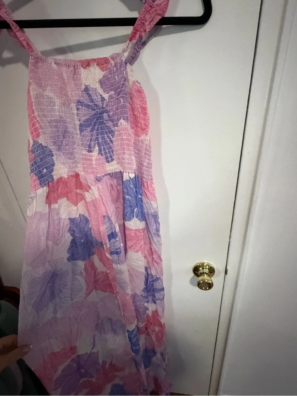 Tiare Hawaii Pink & Purple Floral Women’s Dress one size fits all